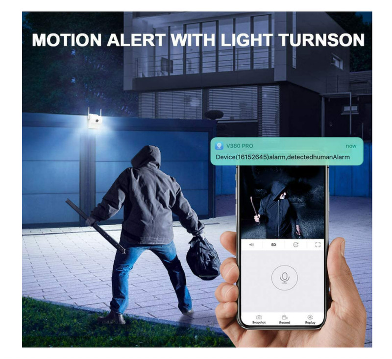 Camara De Seguridad Espia Solar Luses WIFI Inalambrica Para Casa Exterior HD gallery