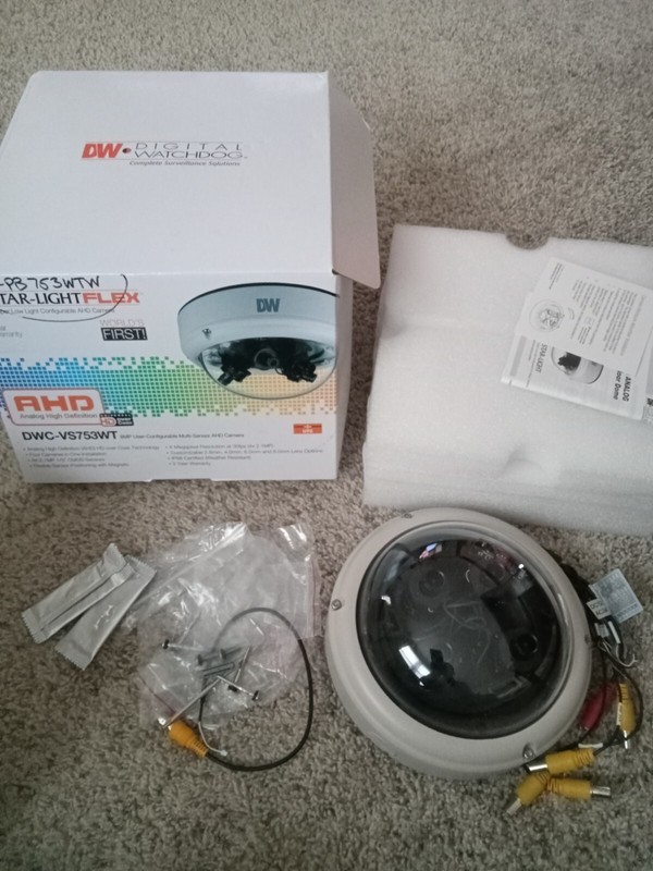 Digital Watchdog DWC-VS753WT4444 1080P AHD Camera 8mp 4 cameras