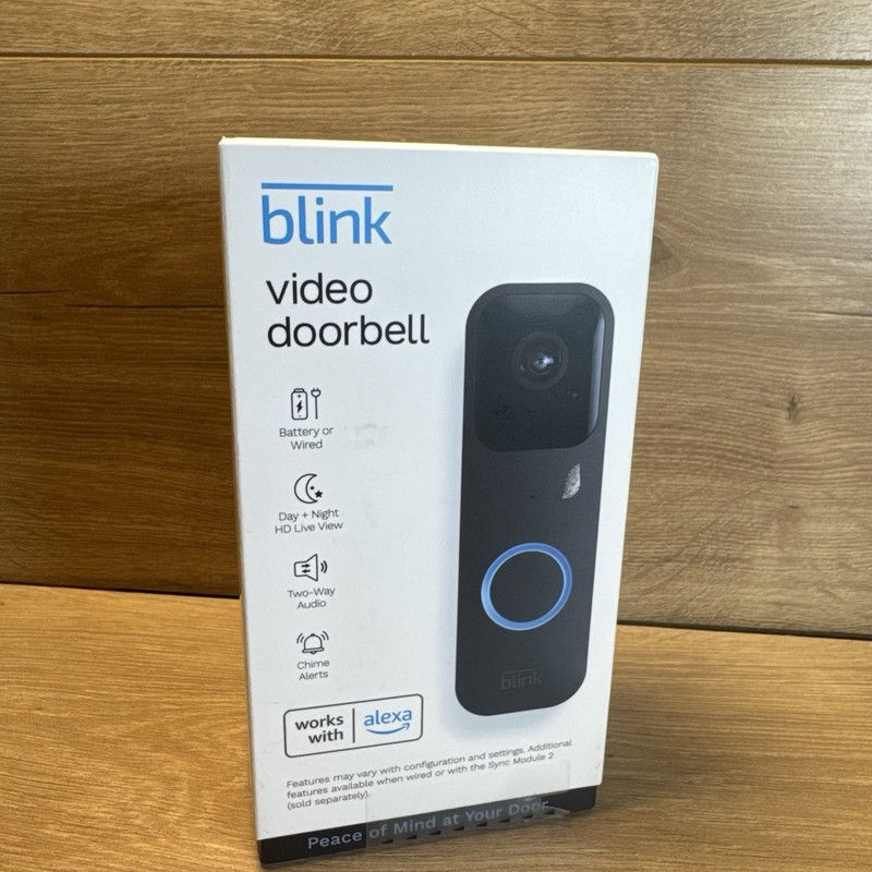 Blink Video Doorbell Security Camera New In Box
