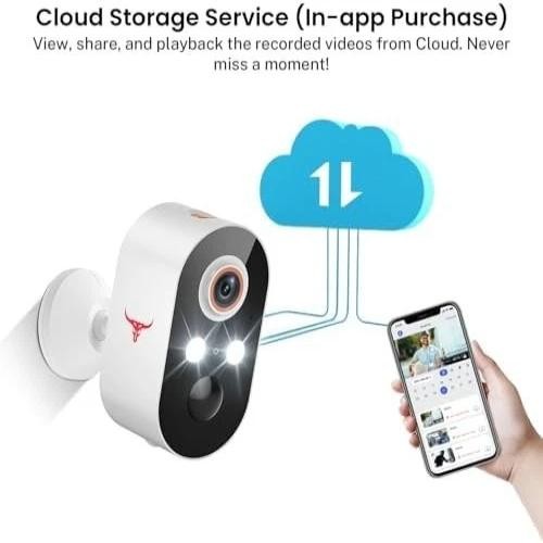 1080p Wireless Security Camera Ai Human Detect Night Vision Wifi gallery
