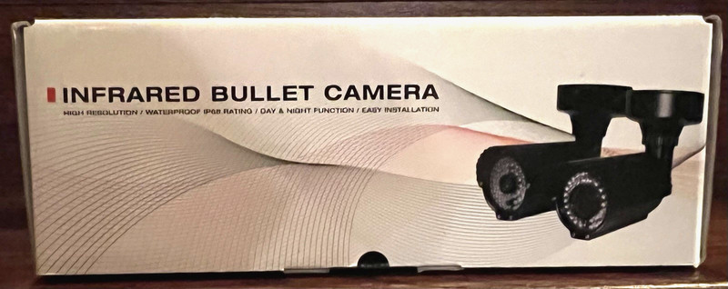 Infrared Bullet Camera IRM 6144V-E Day Nite Hi Res Analog IP68 Outdoor rated
