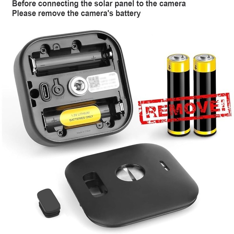 Solar Panel Blink Outdoor 4 Camera Waterproof High Efficiency USB-C Charging gallery
