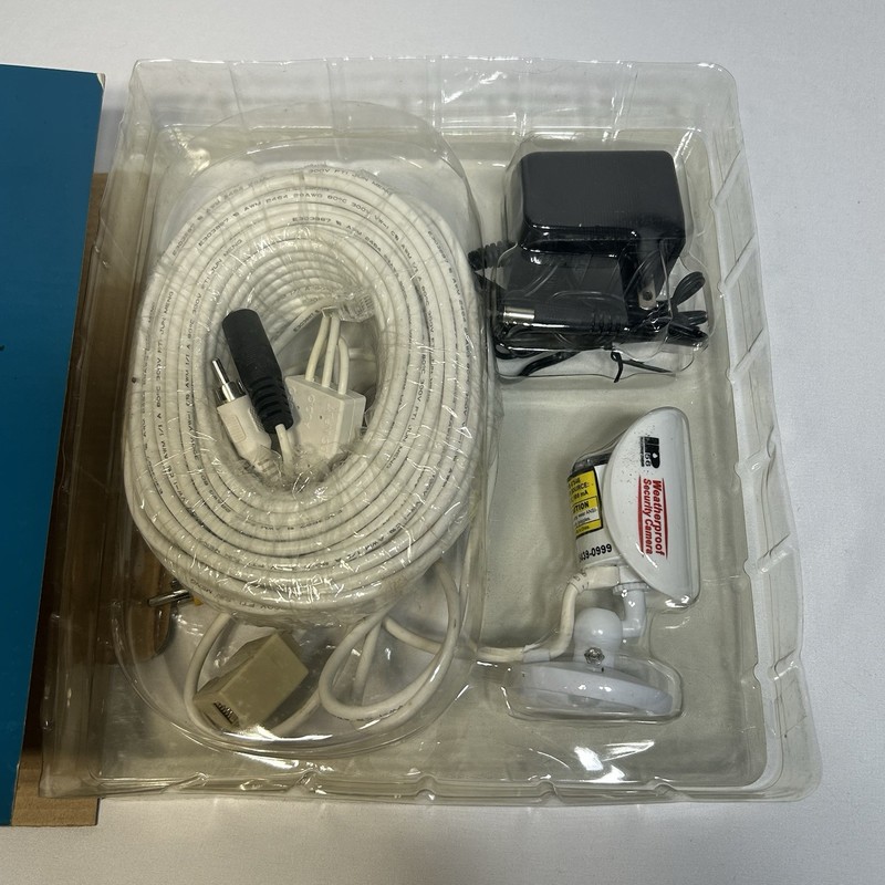 IP 56 Weatherproof Security Camera To TV Color W/ Night Vision & Mic New In box gallery