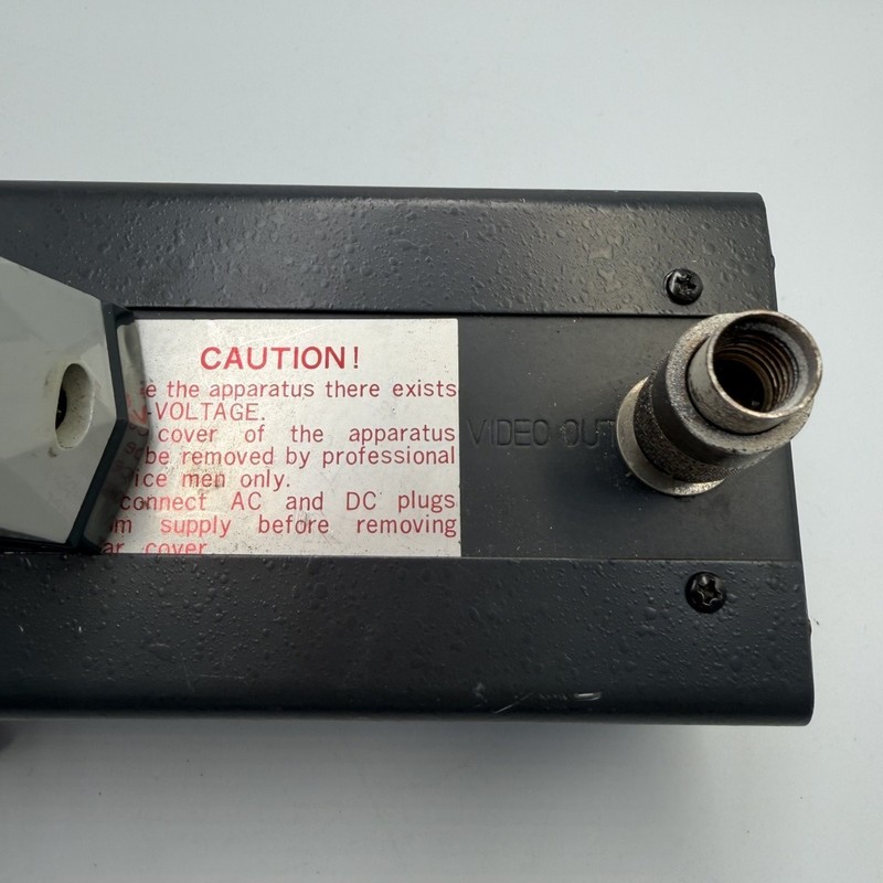 Vintage Sharp CCTV Security Camera w/ Lens Japanese Industrial Surveillance gallery