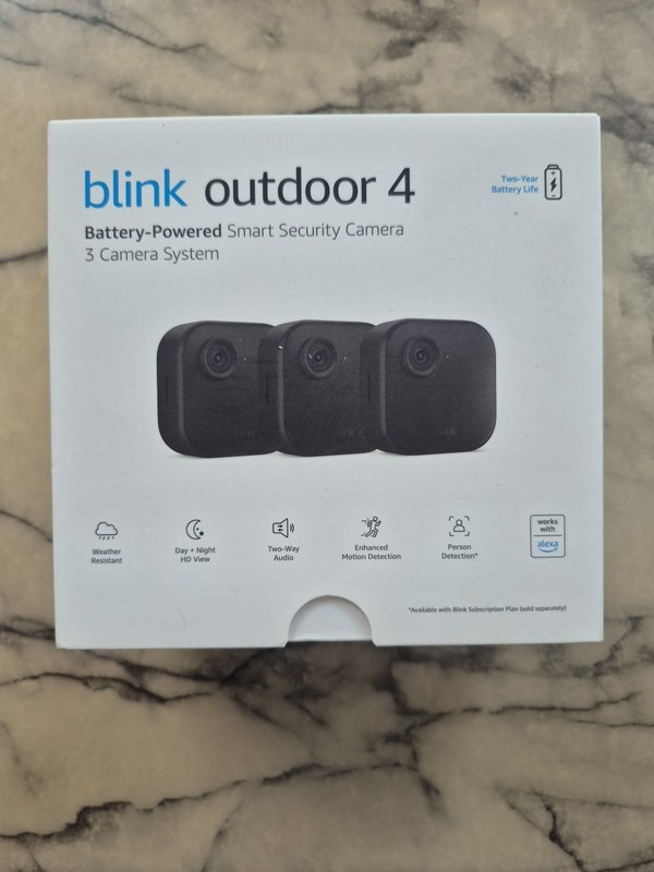 Blink Outdoor 4 Battery smart Powered Smart Security 3 Camera System