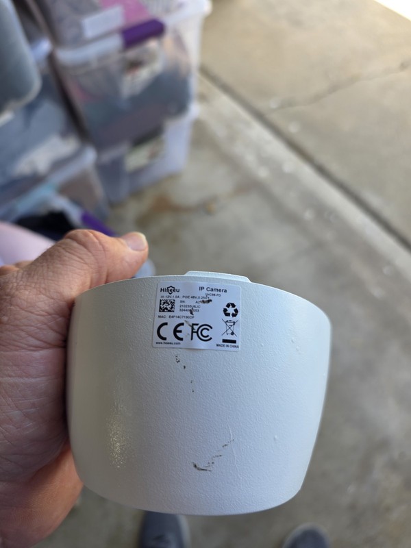 Lot of 2 Hiseeu PoE IP Camera Dome Security YHC98-PD Wired Outdoor HD Tested Lot gallery