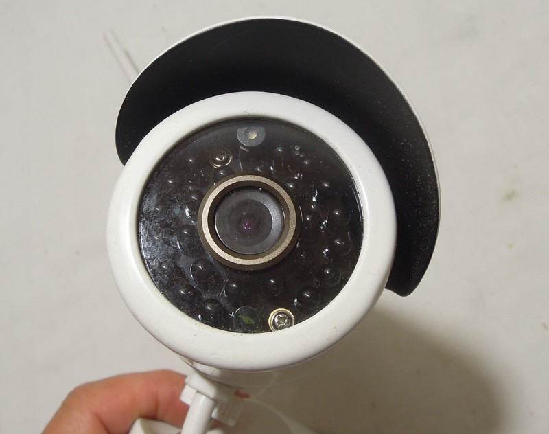 Two Home Monitor Pro IP POE Surveillance Security Cameras. Tested for power gallery