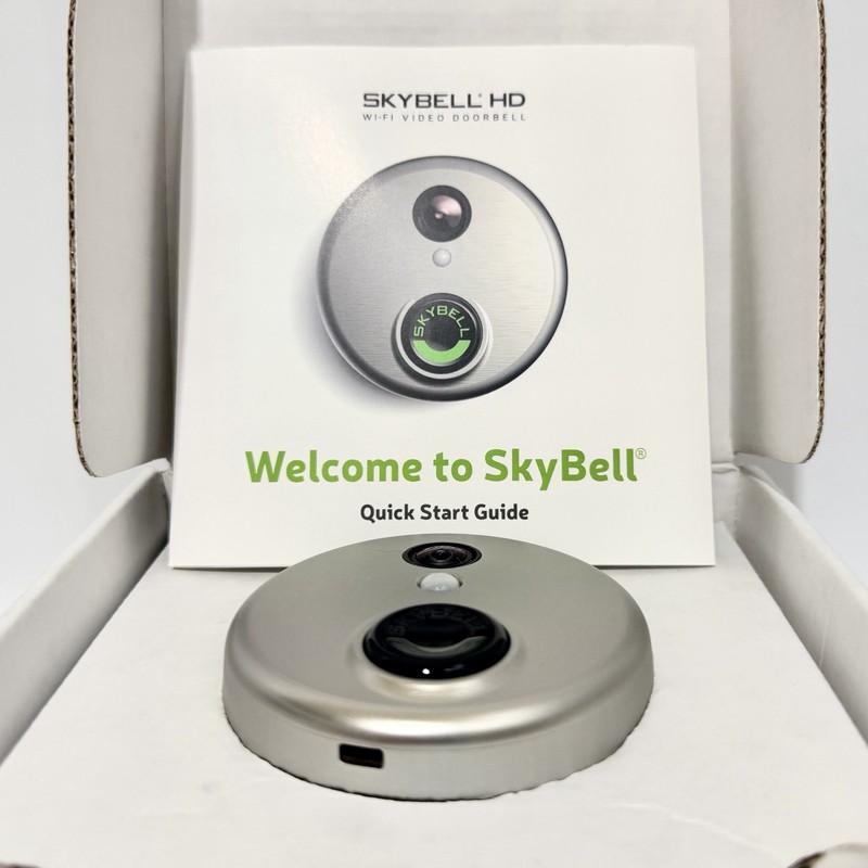 Honeywell Skybell HD Video Doorbell DBCAM Color Night Vision Silver New NOS gallery
