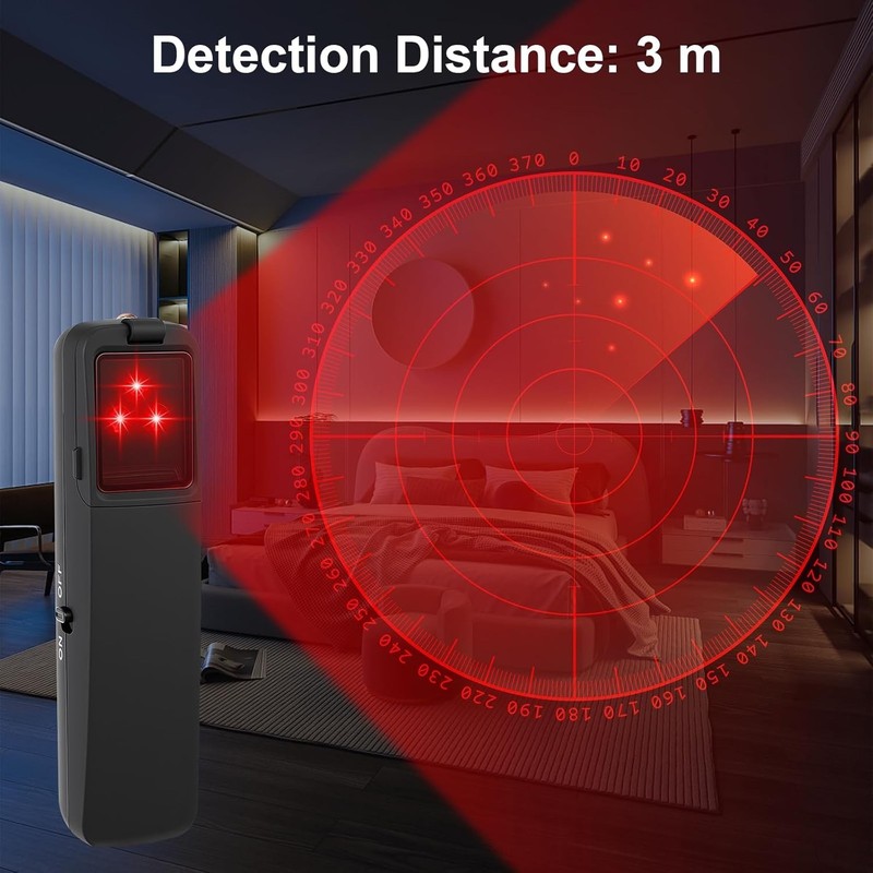 Hidden Camera Detector Upgraded Portable RF Signal Scanner, Wireless Bug Finder gallery
