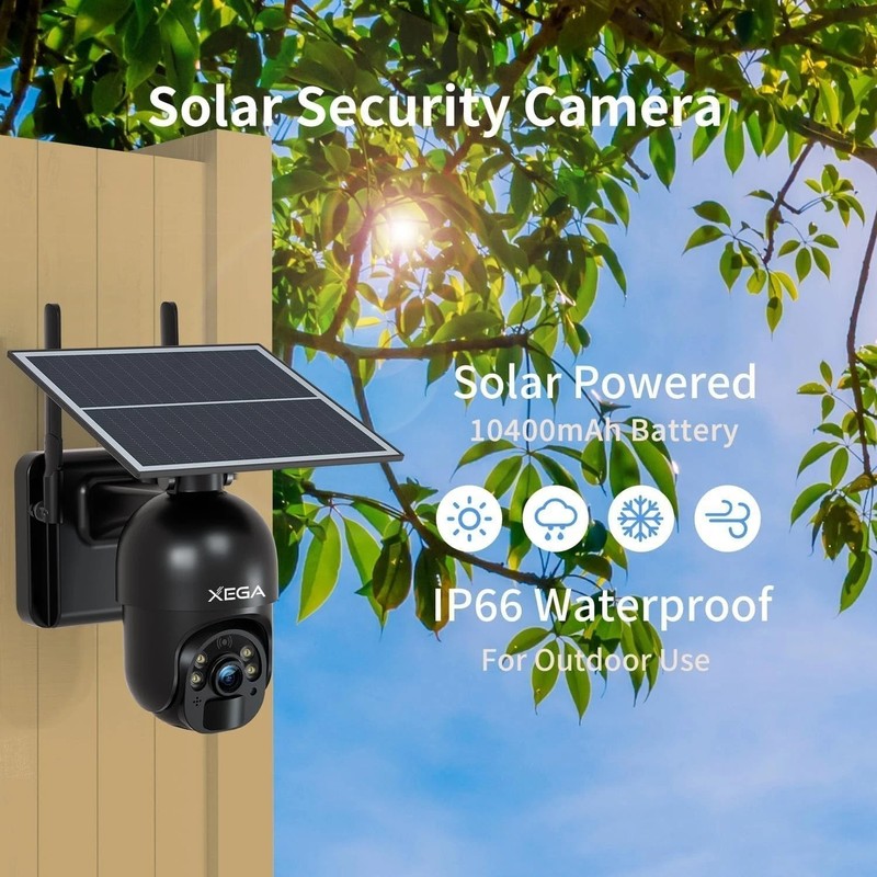Wireless Outdoor Security Camera with Built-in SIM, Smart Motion Alerts & Talk gallery