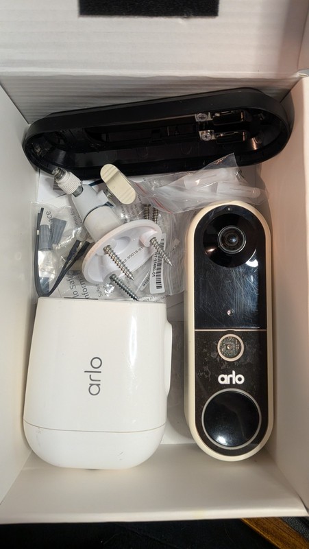 Arlo Essential 1st Gen Wireless/Wired Doorbell and Camera (Parts, Complete)