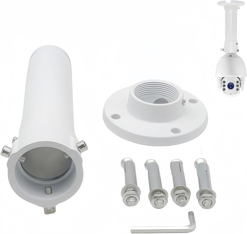 10"/25cm CCTV Camera Ceiling Mount Bracket, Security Surveillance Camera Ceil... gallery
