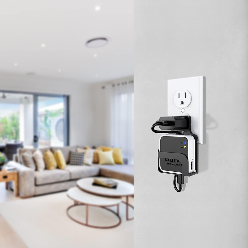 Outlet Wall Mount Compatible with Blink Sync Module 2 with Short Cable 2 Pack,Mo gallery