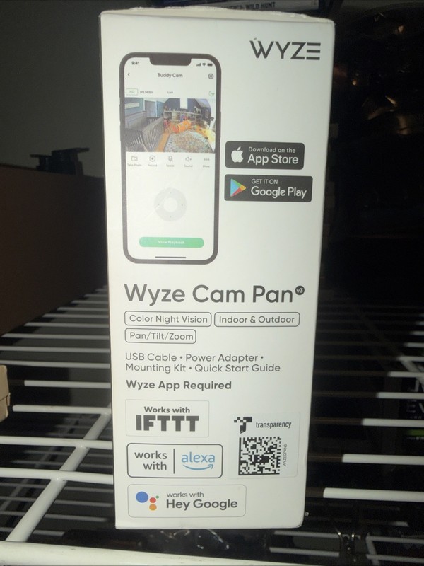 WYZE Cam Pan v3 Indoor/Outdoor IP65-Rated 1080p Pan/Tilt/Zoom Wi-Fi Smart Home gallery