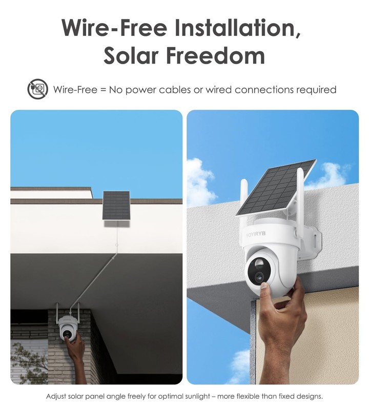 4K Security Cameras Wireless Outdoor, No Subscription, Works in -14°F Cold [2... gallery