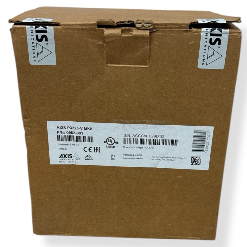 AXIS P3225-V MKII Network Dome IP Security Camera 0952-001 (New) Open Box gallery