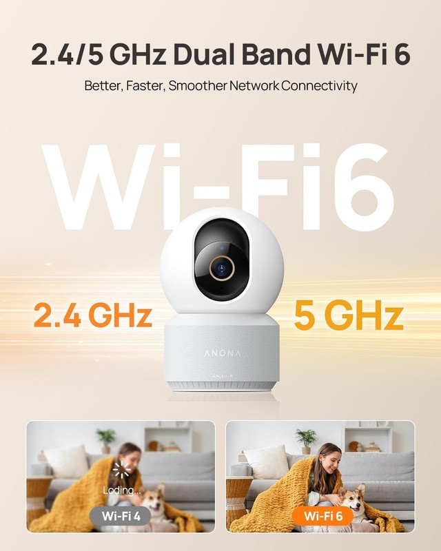 4K Pan Tilt Indoor Security Camera 360 gallery