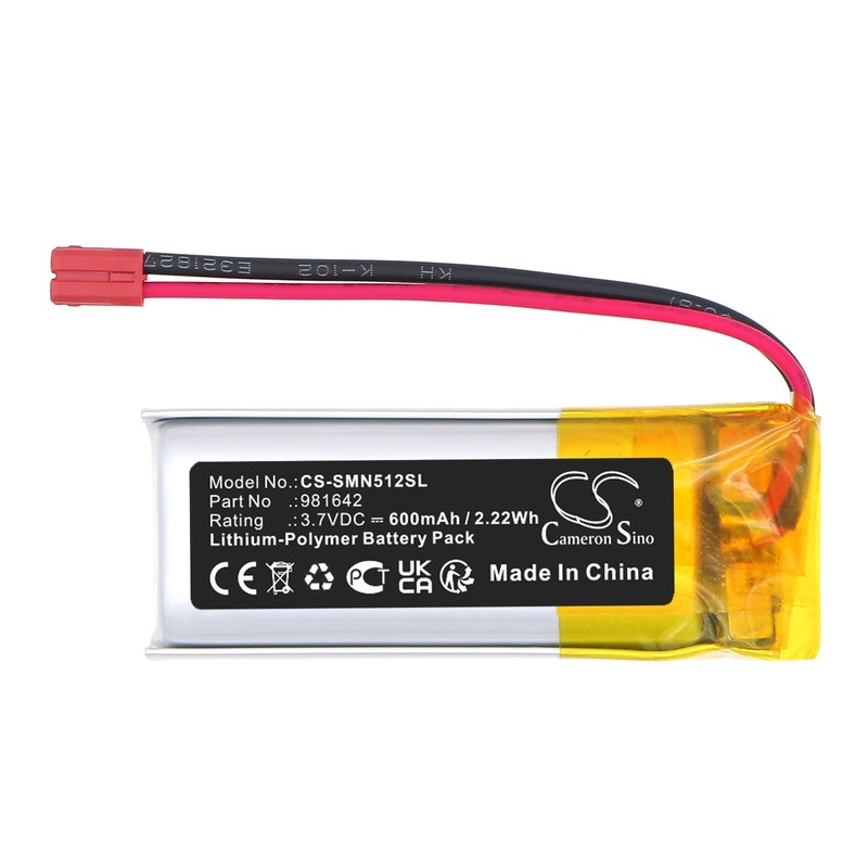 BATTERIE 600mAh 981642 For Somfy 5121348B Nina IO 1805251 Touch Display-Steueru gallery