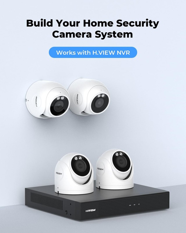 UltraHD 4K (8MP) Outdoor Security IP Turret PoE Camera, 3840x2160, 98ft Night... gallery