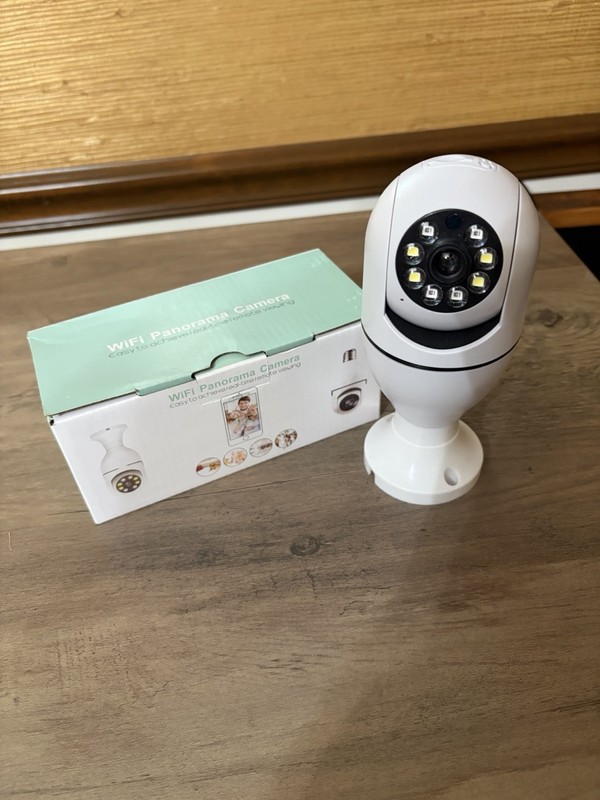 WiFi Panorama Camera Indoor IP/Network Wireless Surveillance Camera White (1)