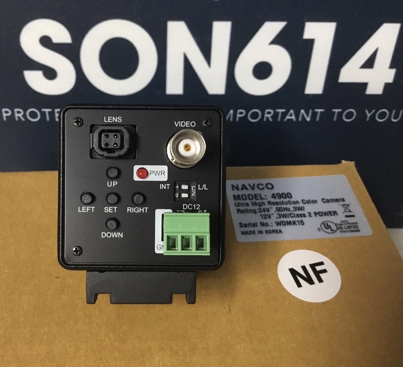 NAVCO 4900 CCTV Color Camera W/ Ultra High Resolution 3.5-8mm OSD Wall Mount NEW gallery