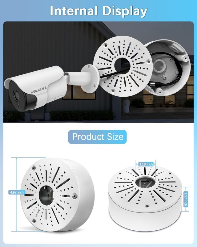 Metal Universal Security Camera Junction Box, CCTV Camera Junction Boxes | Hi... gallery