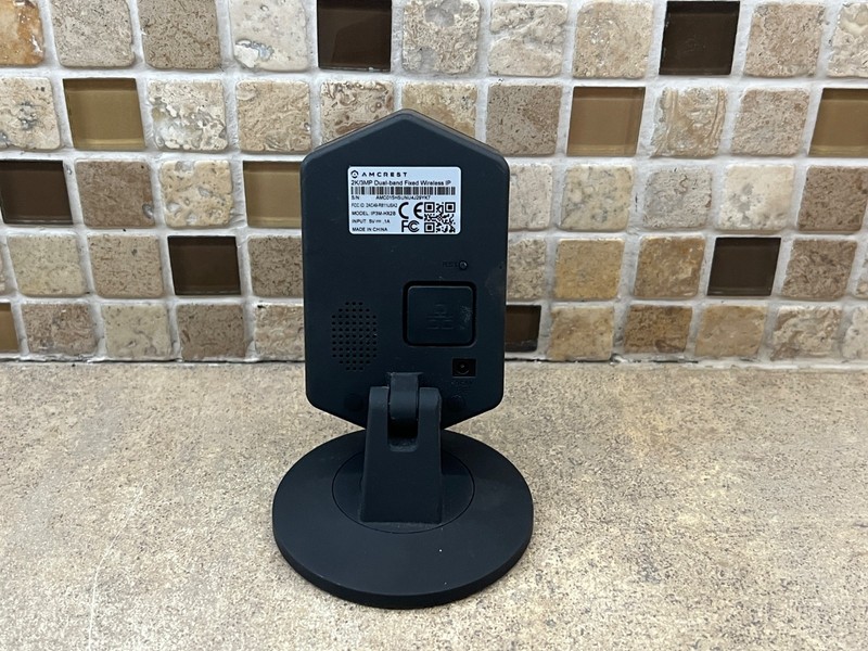 Black AmCrest UltraHD 2K 3MP WiFi Video Security Camera gallery