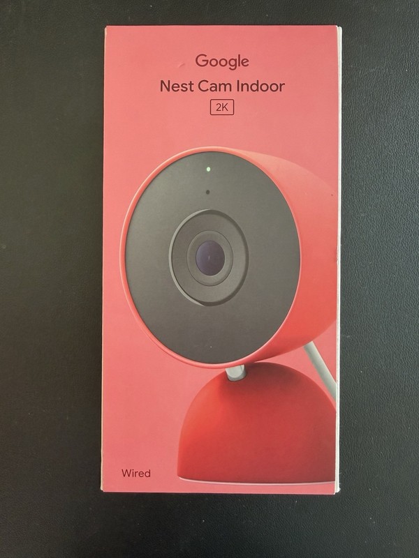 Google Nest Cam Indoor (Wired, 2nd Gen) – Indoor Security Camera with 2k Video
