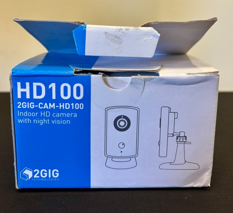 2GIG CAM-HD100 720P HD Indoor Camera with Night Vision