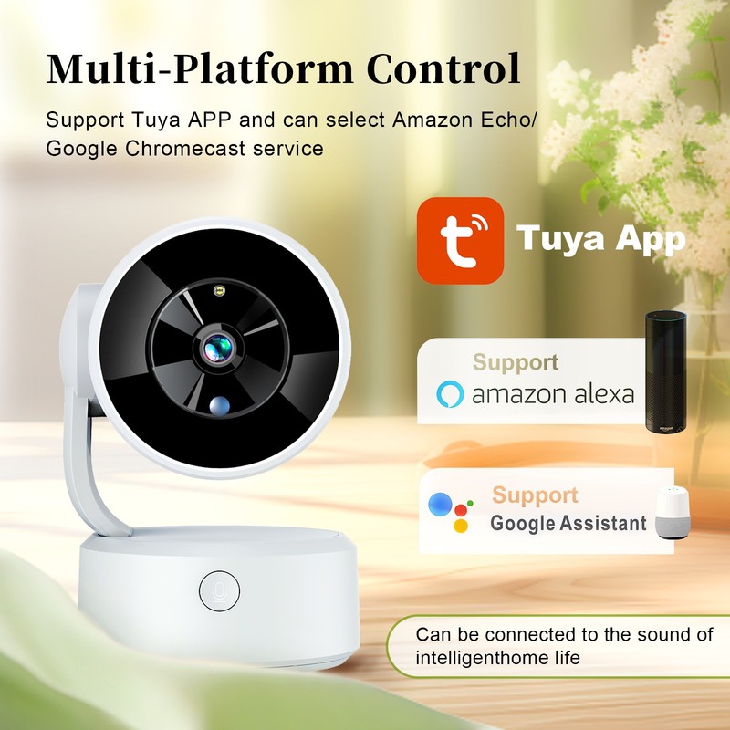 Ansvicam Security Camera Indoor 2K Pan Tilt WIFI Smart Person Pet Detection Tuya gallery