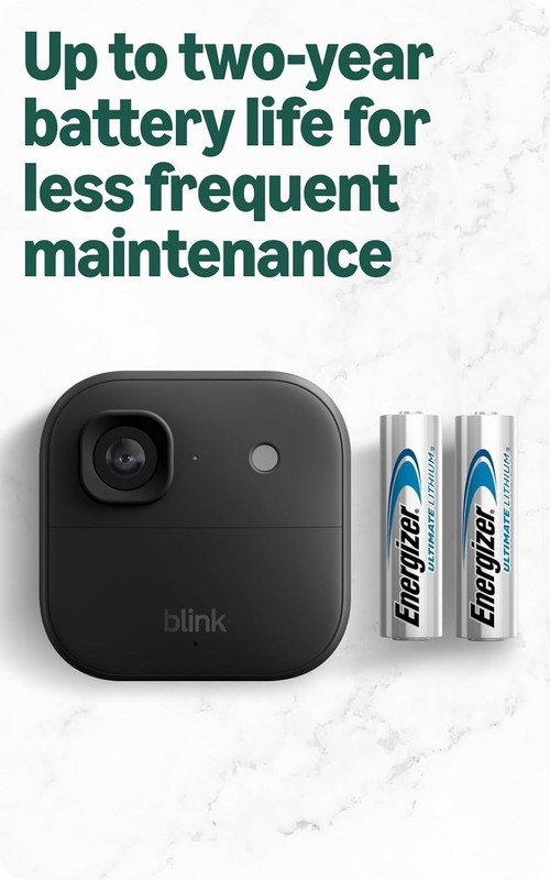 Blink Outdoor 2K+ (newest model) — Wireless smart security camera, 2K video reso gallery