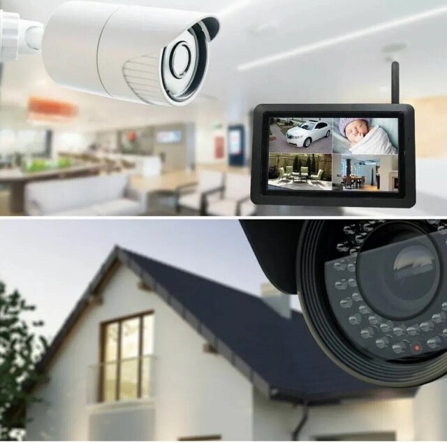 4/8 Channel HD WiFi IP Video Surveillance Kit with Cloud System Cameras and DVR gallery