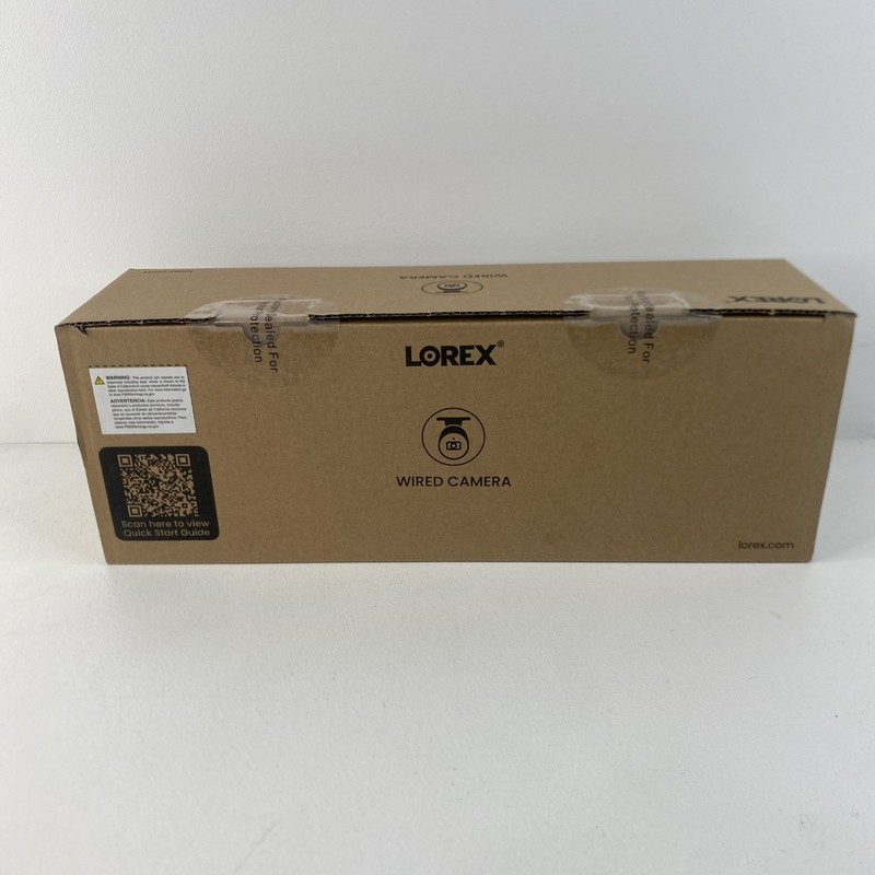 Lorex 4K 8MP IP Metal Bullet PoE Wired Security Camera Audio Camera Only Black