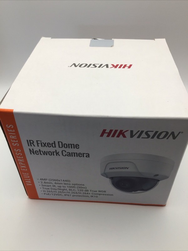 Dome 4MP 2.8mm 4mm Lens Camera – White. Brand New. Open Box