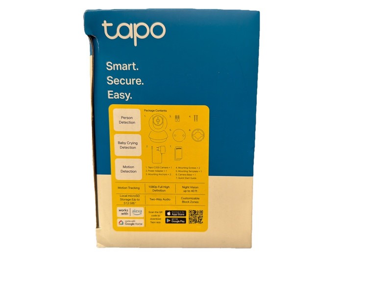Tapo C200 Security Camera Full HD Resolution, Works W/ Alexa & Google Home gallery