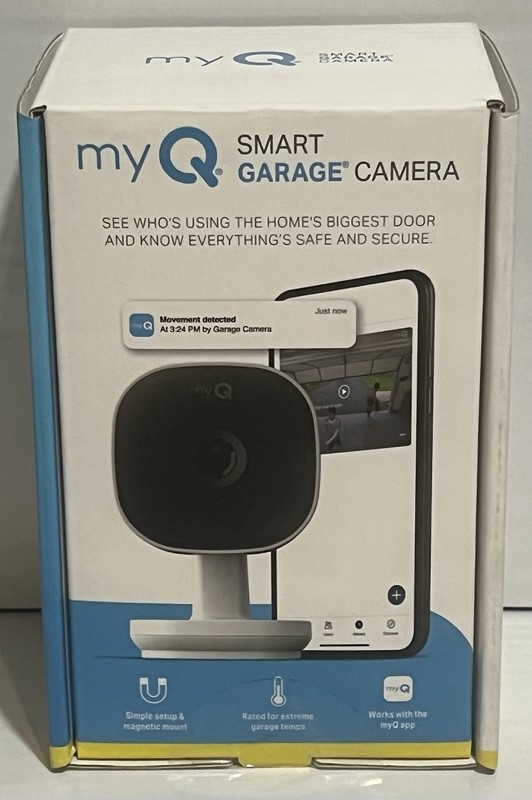 Chamberlain myQ Smart Indoor Home Camera MYQ-C13AXXW Full HD 1080p NEW