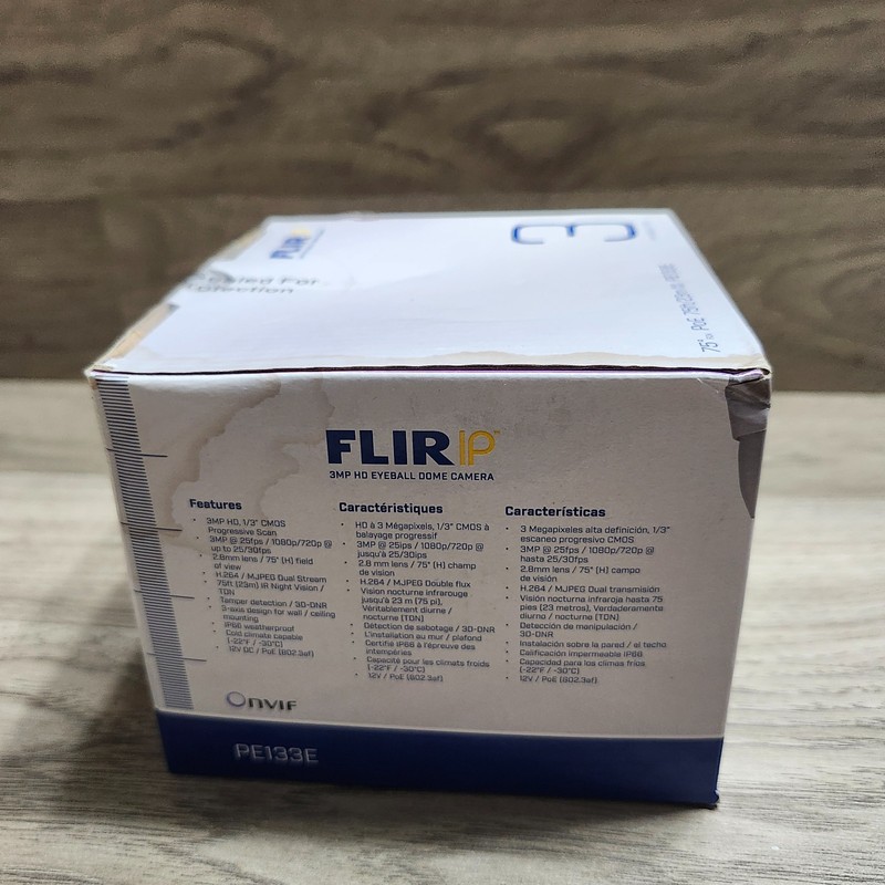 FLIR PE133E 3MP Fixed HD IP Weatherproof Dome Camera with Night Vision gallery