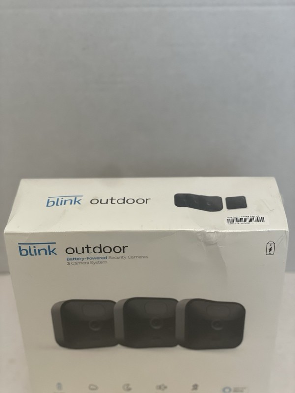 Blink Outdoor Battery-Powered Wireless Security Camera 3rd Gen 3-Pack New/Sealed gallery