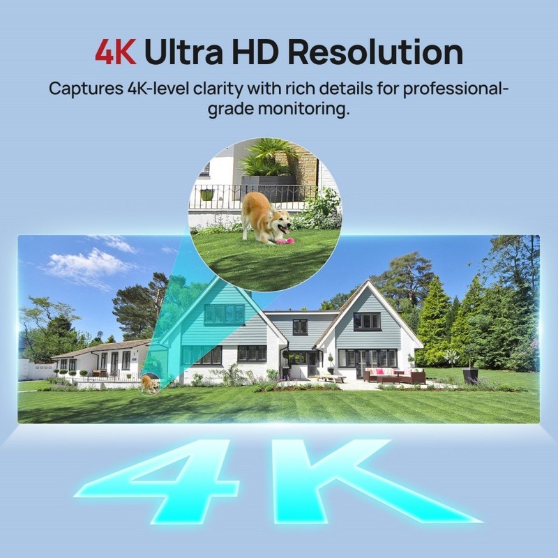 Vikylin 8MP 4K Full Color Night Vision CCTV Security IP Camera Audio NDAA ONVIF gallery