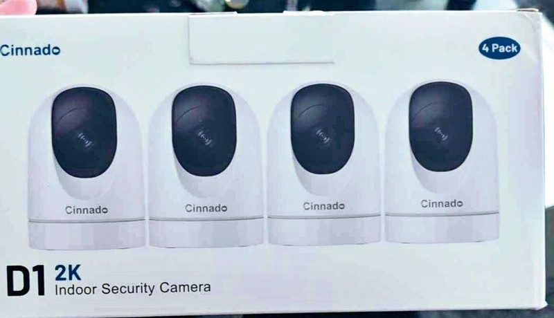 2K Home Security Cameras-2.4Ghz WiFi Indoor Camera with 360° . 4 Pack gallery
