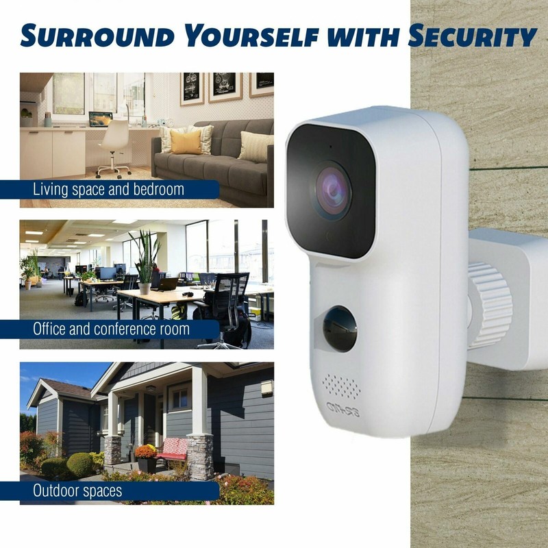 ⭐KJB SG Home Wireless Indoor/Outdoor Security Camera Wi-Fi Solar or Battery⭐