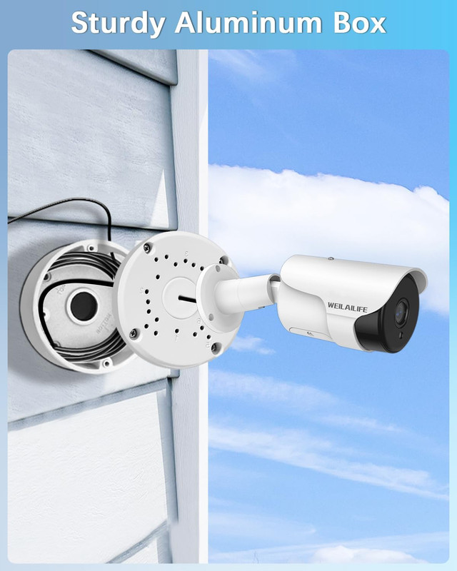 【Compatible with Bullet Cameras】 Universal Bullet Security Camera Base Junction gallery