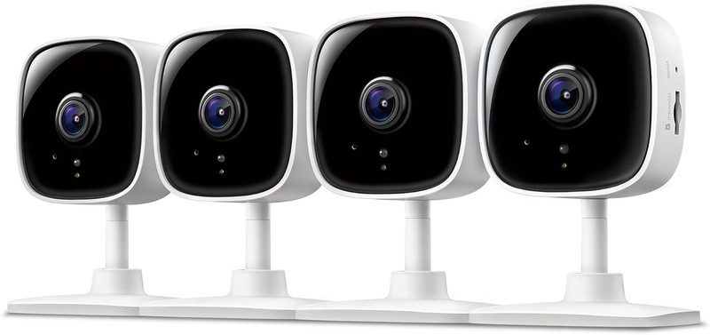 1080P Indoor Security Camera, Baby Monitor, Dog Camera, C100(4-Pack) | Motion De