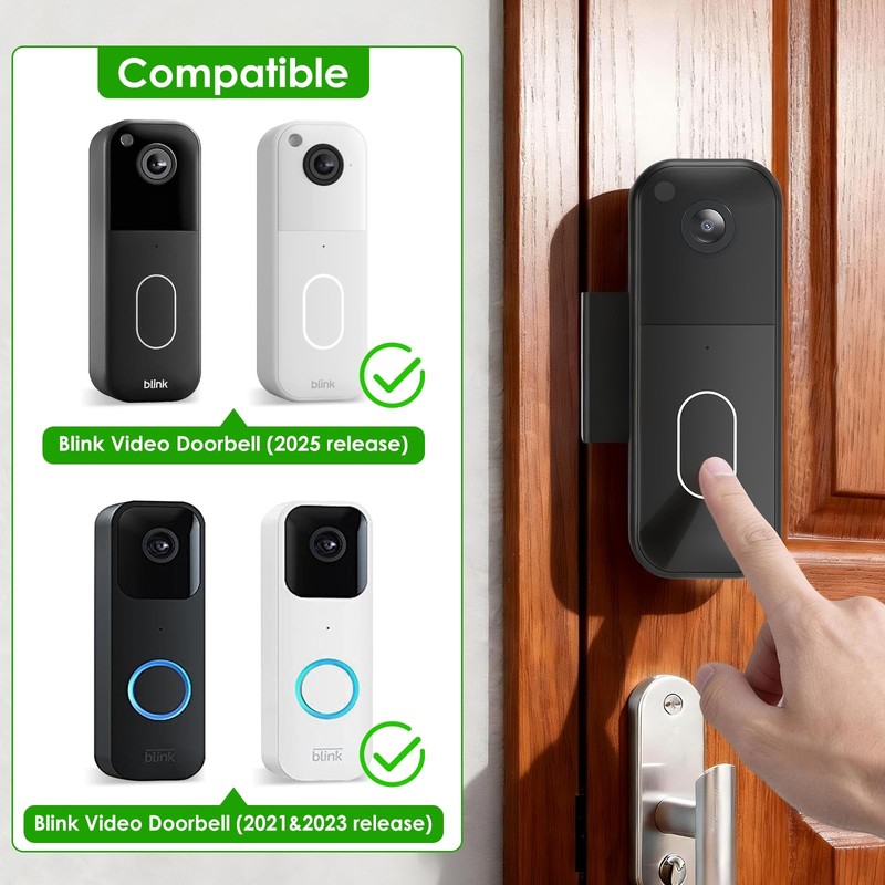 Anti-Theft Door Mount with Blink Video Doorbell (2023 Release & 2025 Release)... gallery