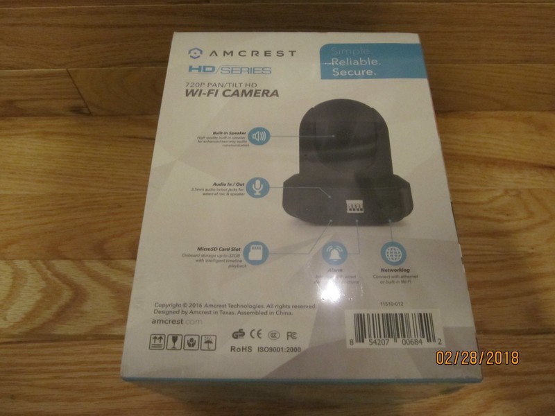 Amcrest 720P WiFi Video Monitoring Security Wireless IP Camera with Pan/Tilt NEW gallery
