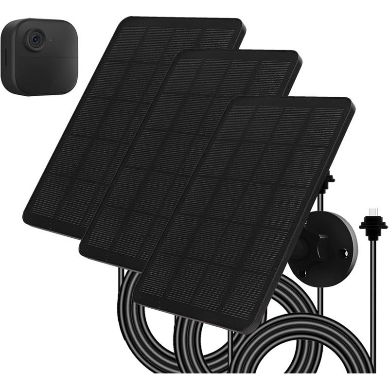 Solar Panel Blink Outdoor 4 Camera High Efficiency Waterproof Easy Install New gallery
