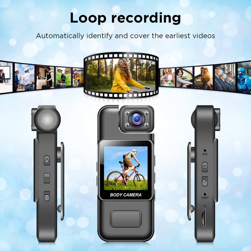 WiFi 4K Camera Camcorder 1080P Body Police Cam Audio Video DVR Night Vision Cam gallery