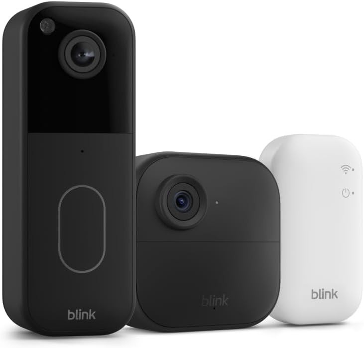 All-new Blink Video Doorbell + Outdoor 1 – Wireless smart security cameras, head