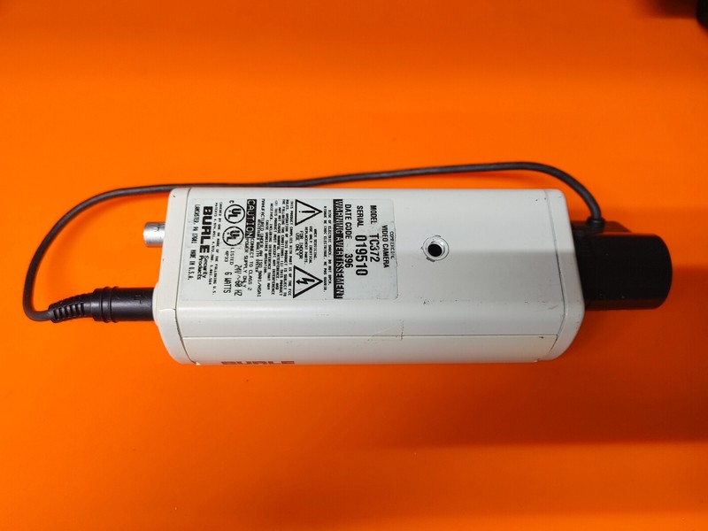 Burle TC372 CCD Camera, Commercial Video Camera, 24VAC