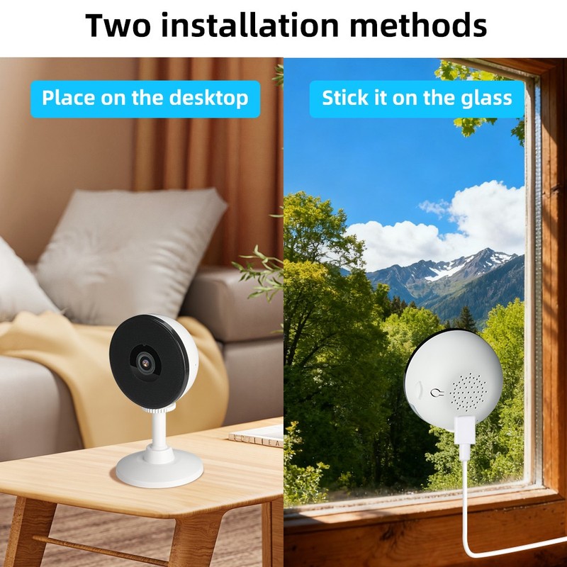4MP 4K Window Camera, 2.4GHz & 5GHzG WiFi Indoor Cameras for Home Security NEW gallery
